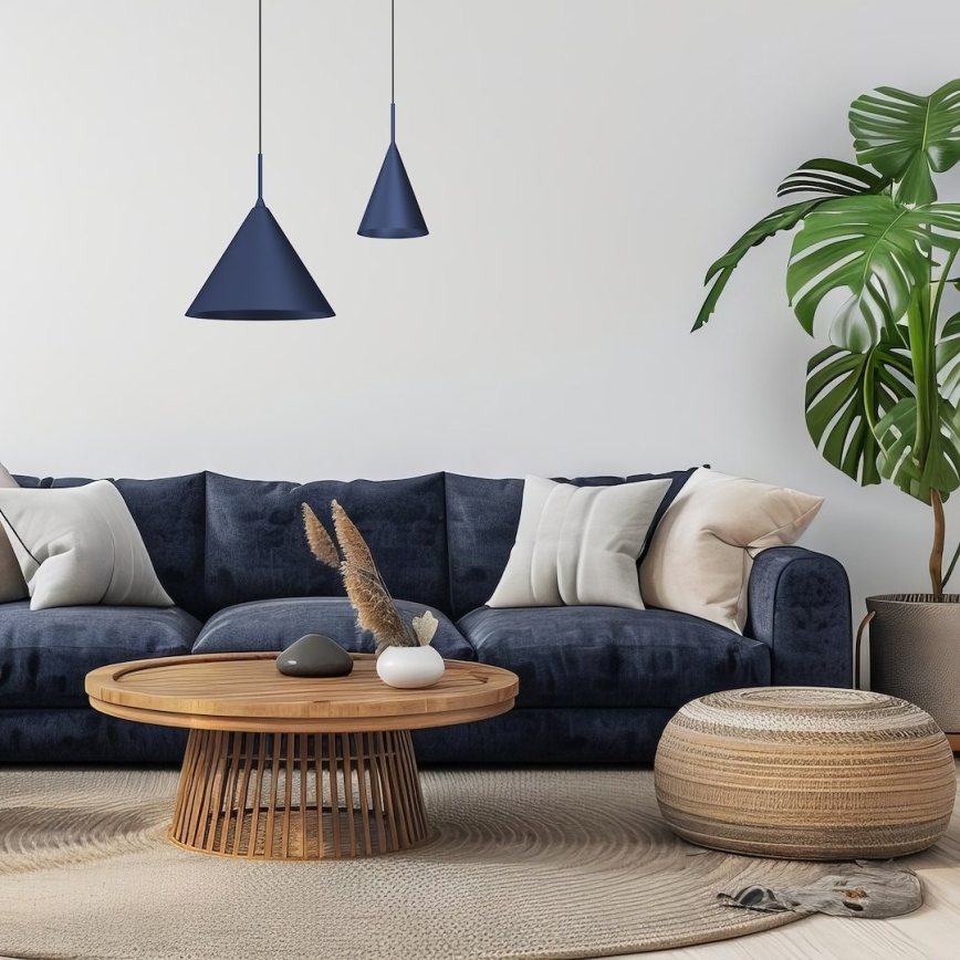 Kábeles csillár CAPITAL 1xGX53/15W/230V átmérő 32 cm kék