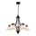 Kábeles csillár CLAIR 5xE27/60W/230V átmérő 65 cm, bronz színű