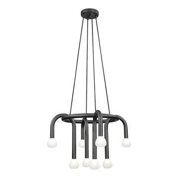 Kábeles csillár DELORI 8xG9/28W/230V fekete