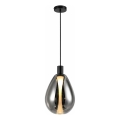 Kábeles csillár DENSO 1xG9/5W/230V átm. 20 cm fekete króm
