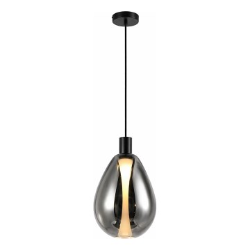 Kábeles csillár DENSO 1xG9/5W/230V átm. 20 cm fekete króm
