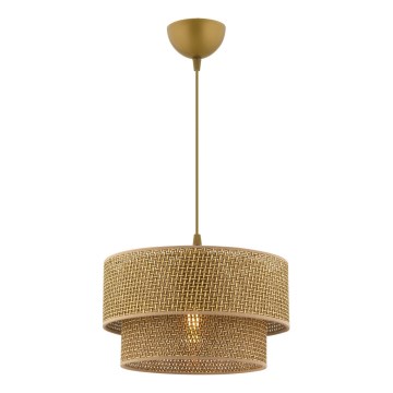 Kábeles csillár ECHO 1xE27/60W/230V barna