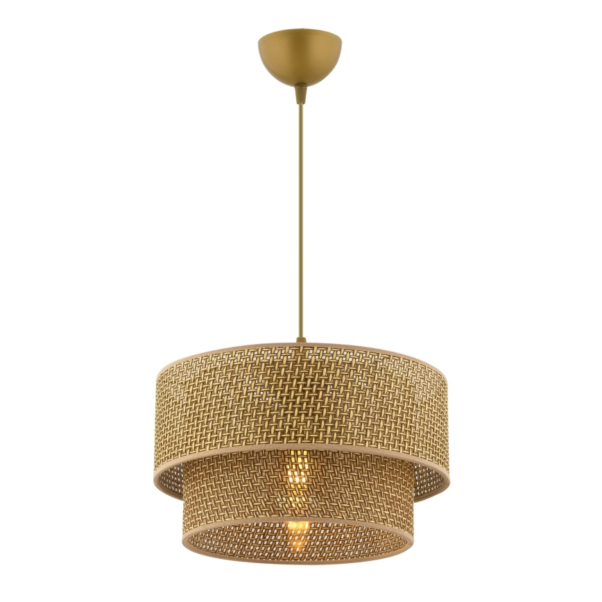 Kábeles csillár ECHO 1xE27/60W/230V barna