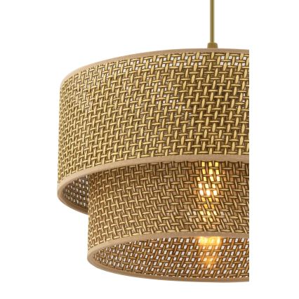 Kábeles csillár ECHO 1xE27/60W/230V barna