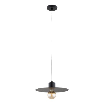 Kábeles csillár EMELI 1xE27/15W/230V fekete