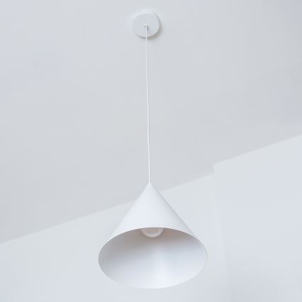 Kábeles csillár ETNA II 1xE27/15W/230V Ø 25 cm fehér