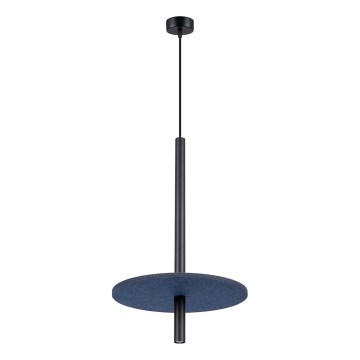 Kábeles csillár FELTRO 1xG9/8W/230V fekete/kék