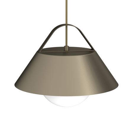 Kábeles csillár FUNDA 1xE27/15W/230V bronzszínű