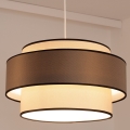 Kábeles csillár GRACE 1xE27/60W/230V, átm. 40 cm, krémszínű/szürke