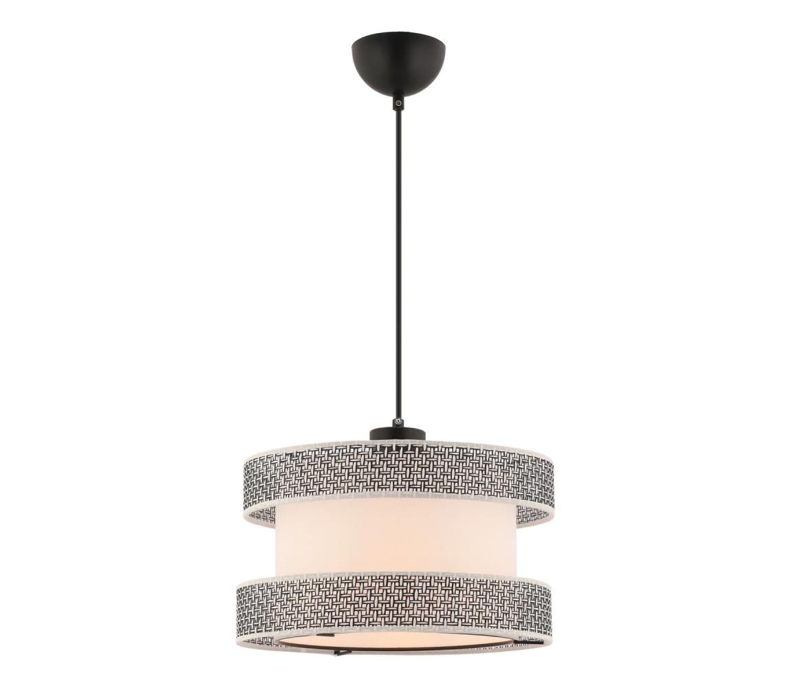 Kábeles csillár HALO 1xE27/60W/230V krémszínű/szürke 390FLH2458