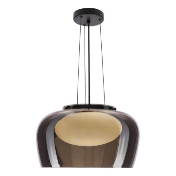 Kábeles csillár INSIEME 1xGX53/10W/230V, átm. 38 cm, füstfekete