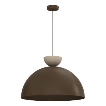 Kábeles csillár NEVIS 1xE27/15W/230V Ø 50 cm barna