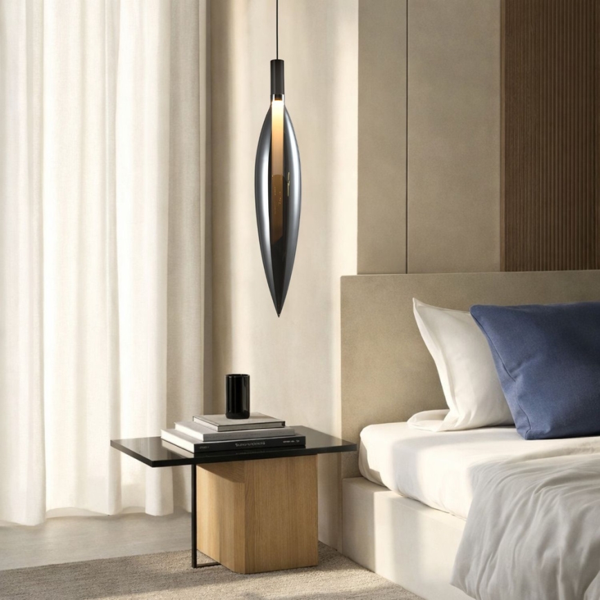 Kábeles csillár NORDIC 1xG9/5W/230V fekete króm