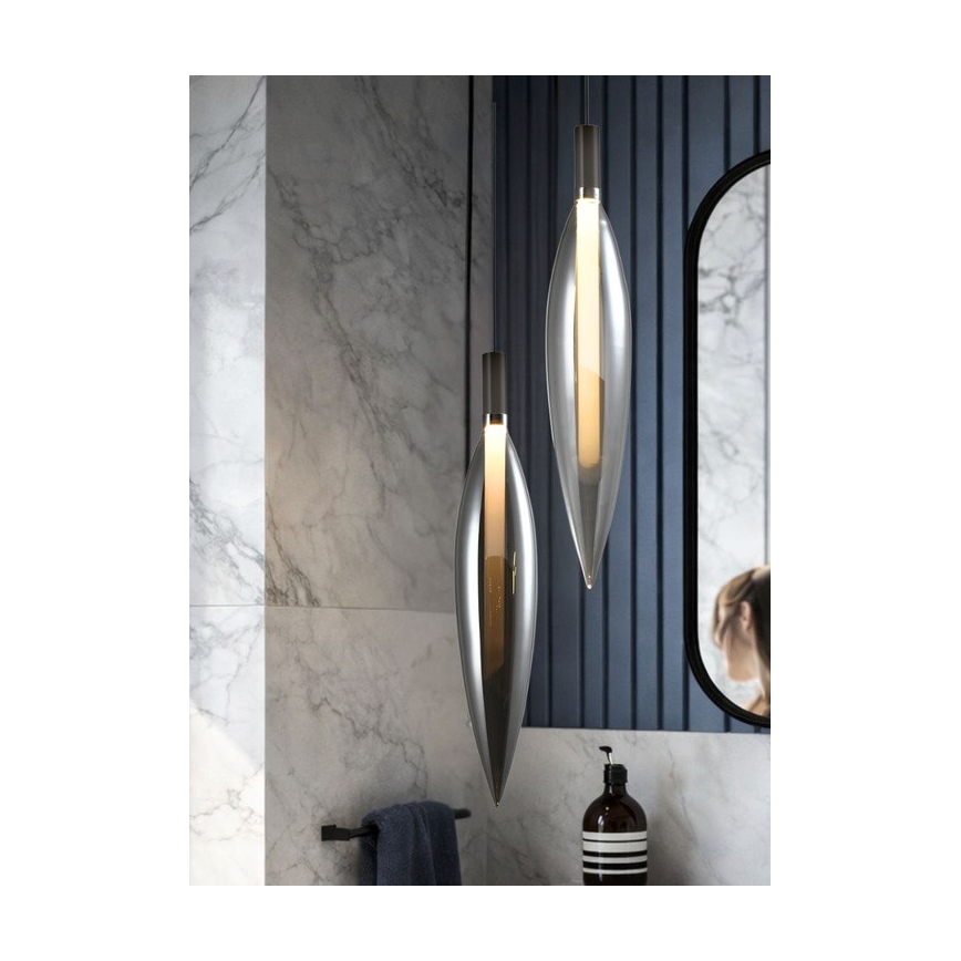 Kábeles csillár NORDIC 1xG9/5W/230V fekete króm