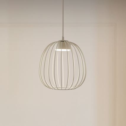 Kábeles csillár OVELLA 1xGX53/10W/230V, átmérő 25 cm, krémszínű