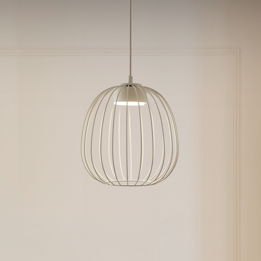 Kábeles csillár OVELLA 1xGX53/10W/230V, átmérő 25 cm, krémszínű