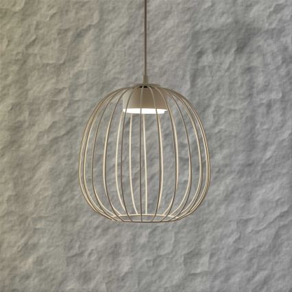 Kábeles csillár OVELLA 1xGX53/10W/230V, átmérő 25 cm, krémszínű