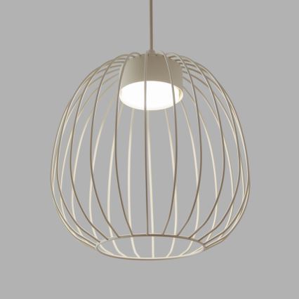 Kábeles csillár OVELLA 1xGX53/10W/230V, átmérő 25 cm, krémszínű