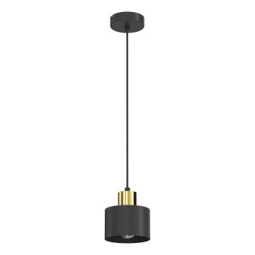 Kábeles csillár PARKLA 1xE27/15W/230V fekete