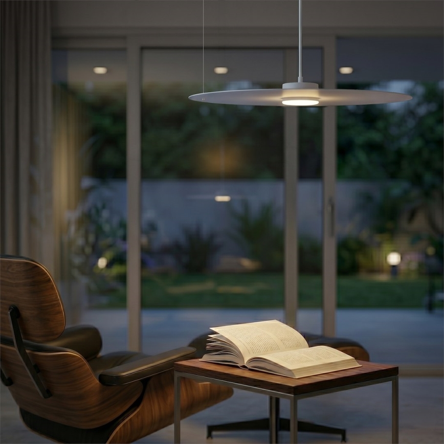 Kábeles csillár PIATTO 1xGX53/15W/230V Ø 55 cm fehér