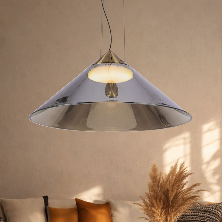 Kábeles csillár PRESTO 1xGX53/10W/230V, átm. 50 cm, arany/füstszürke