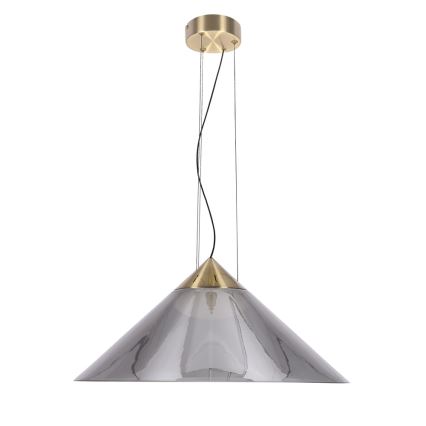 Kábeles csillár PRESTO 1xGX53/10W/230V, átm. 50 cm, arany/füstszürke