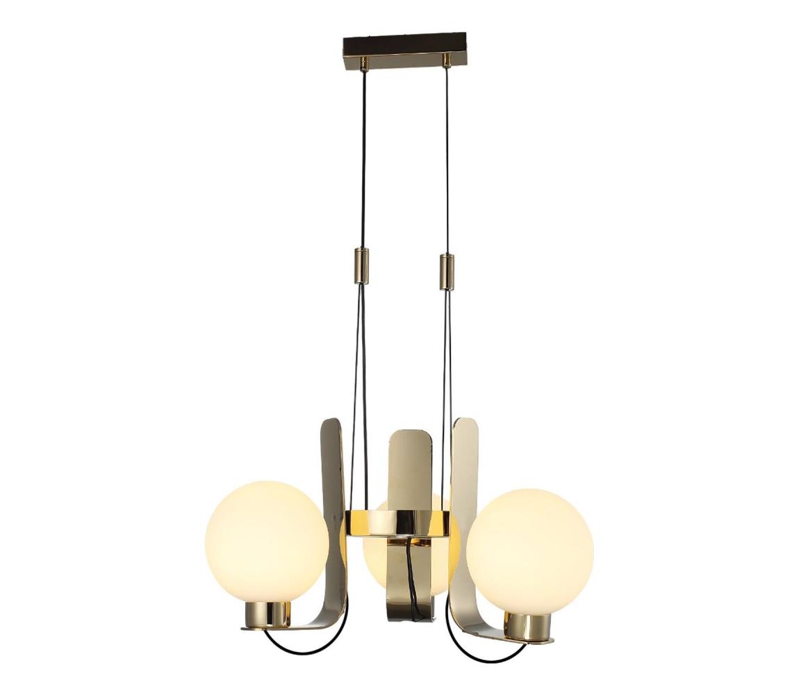 Kábeles csillár REGGIO 3xE27/40W/230V arany 701CHD1717