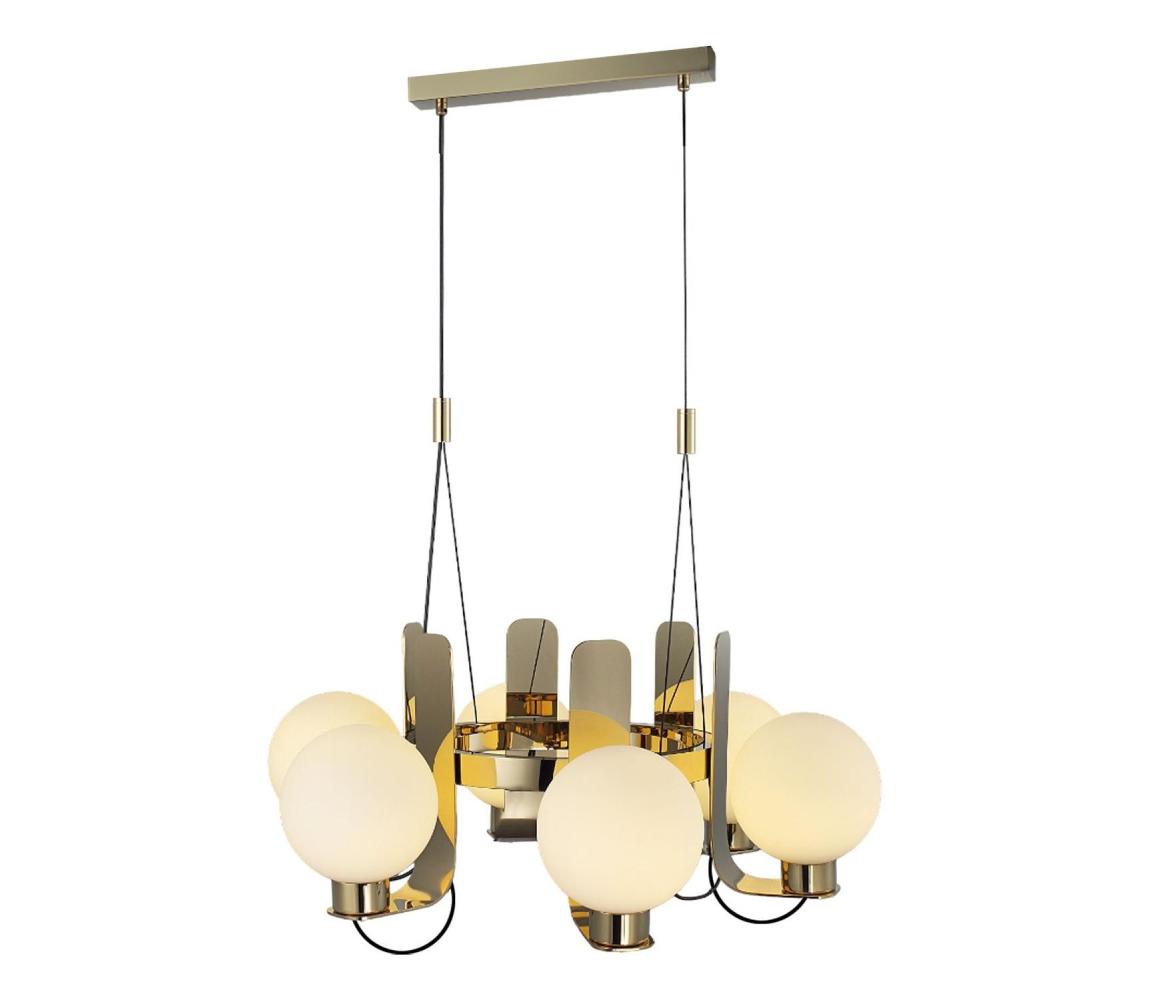 Kábeles csillár REGGIO 6xE27/40W/230V arany 701CHD1719