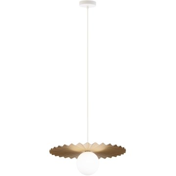 Kábeles csillár SUNPLISS 1xG9/10W/230V, átm. 40 cm, arany/krémszínű