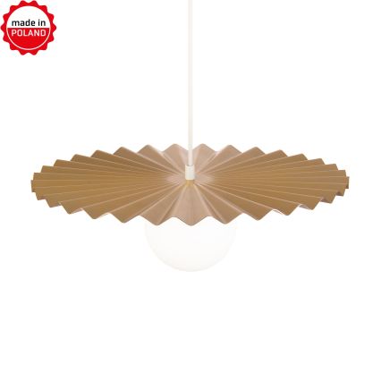 Kábeles csillár SUNPLISS 1xG9/10W/230V, átm. 40 cm, arany/krémszínű