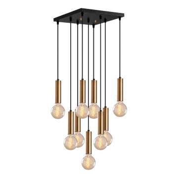 Kábeles csillár TEMPO 9xE27/40W/230V arany