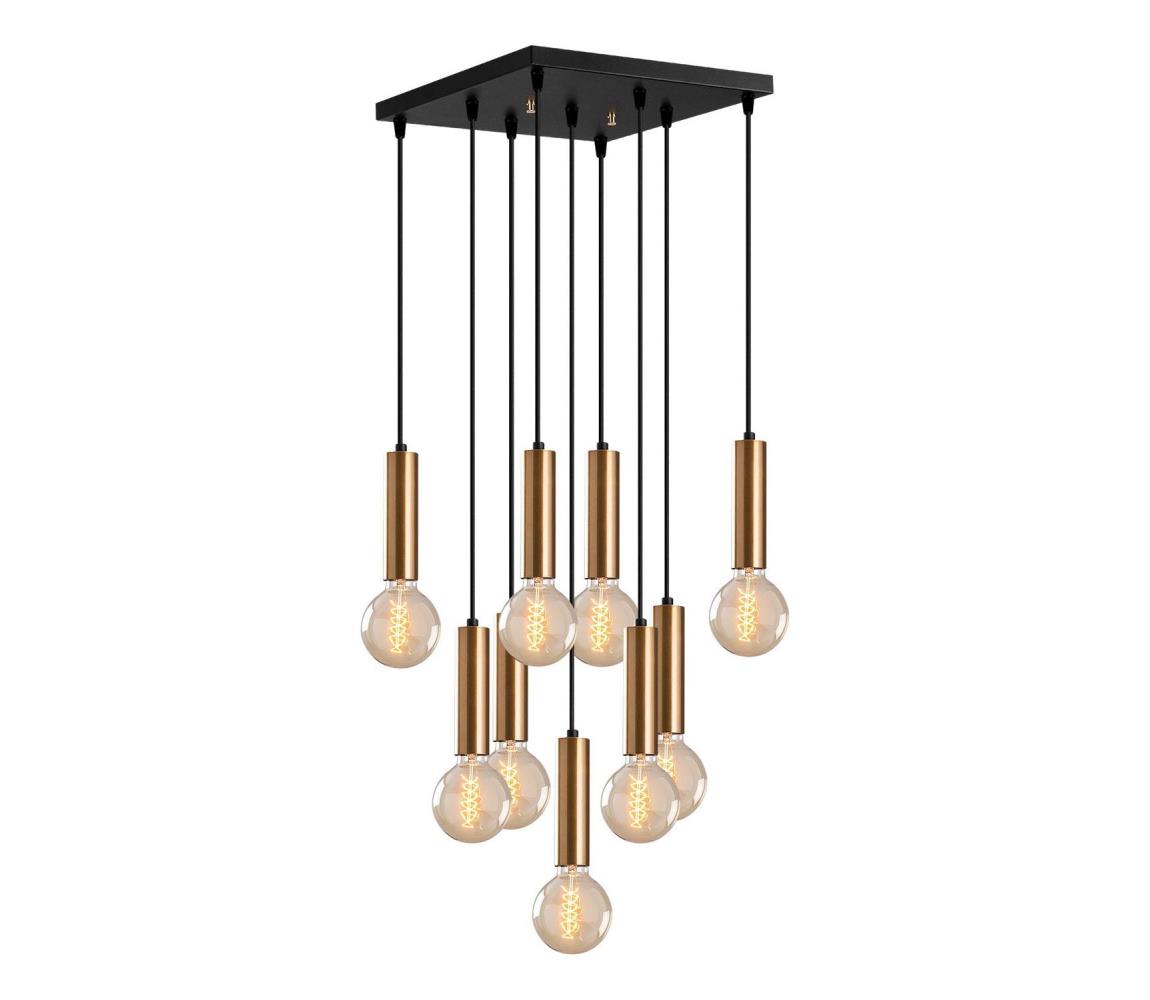 Kábeles csillár TEMPO 9xE27/40W/230V arany 584TTM1327