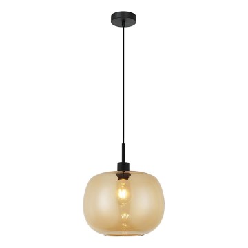 Kábeles függeszték ALAN 1xE27/40W/230V füstös bézs/fekete