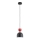 Kábeles függeszték ENTORI 1xE27/15W/230V fekete/piros