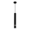Kábeles függeszték JOKER 1xGU10/25W/230V fekete/fényes króm