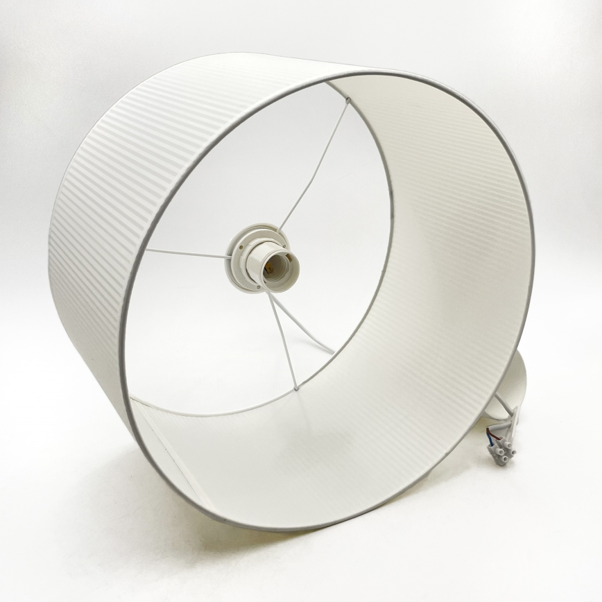 Kábeles függeszték SIRJA PLISADO 1xE27/15W/230V, átm. 35 cm, fehér
