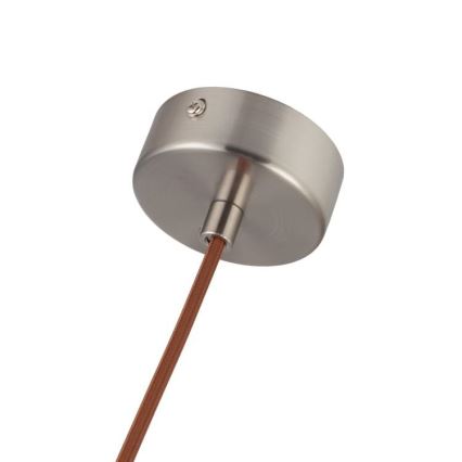 Kábeles függőlámpa 1xGU10/10W/230V Ø 11 cm tömör kőris