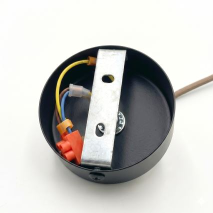 Kábeles függőlámpa DESTELLO 1xE27/15W/230V, átm. 21 cm, fekete