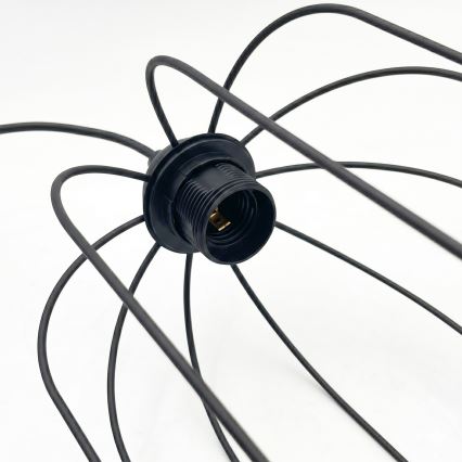 Kábeles függőlámpa DESTELLO 1xE27/15W/230V, átm. 21 cm, fekete