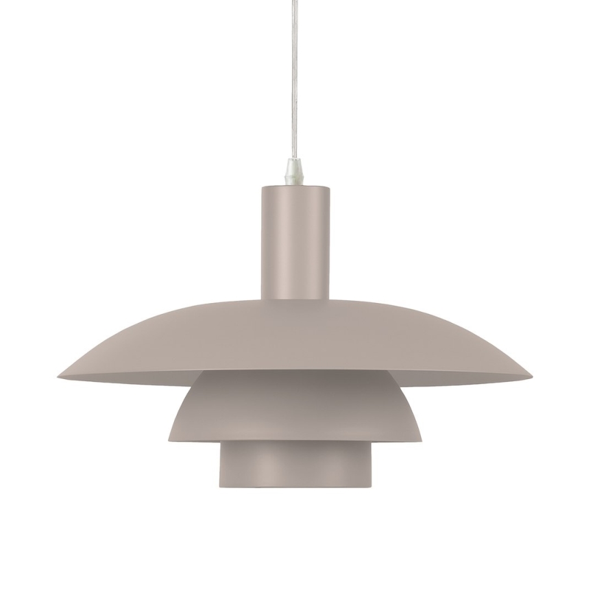 Kábeles függőlámpa FERRO 1xE27/15W/230V szürke