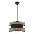Kábeles függőlámpa HALO 1xE27/60W/230V fekete/szürke