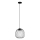 Kábeles függőlámpa OVELLA 1xGX53/10W/230V Ø 25 cm fekete