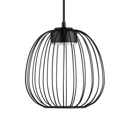 Kábeles függőlámpa OVELLA 1xGX53/10W/230V Ø 25 cm fekete