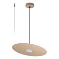 Kábeles függőlámpa PIATTO 1xGX53/15W/230V átm. 35 cm bézs
