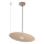 Kábeles függőlámpa PIATTO 1xGX53/15W/230V átm. 35 cm bézs