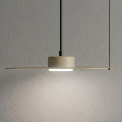 Kábeles függőlámpa PIATTO 1xGX53/15W/230V átm. 35 cm bézs