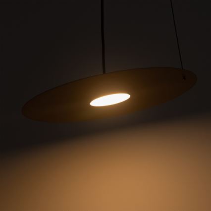 Kábeles függőlámpa PIATTO 1xGX53/15W/230V átm. 35 cm bézs