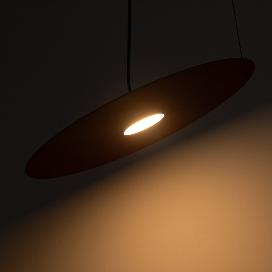 Kábeles függőlámpa PIATTO 1xGX53/15W/230V átm. 45 cm bordó