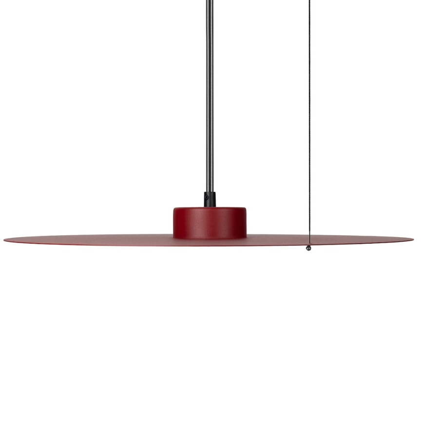 Kábeles függőlámpa PIATTO 1xGX53/15W/230V átm. 45 cm bordó
