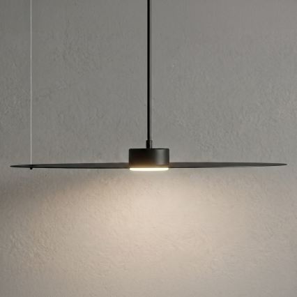 Kábeles függőlámpa PIATTO 1xGX53/15W/230V, átmérő 55 cm, fekete